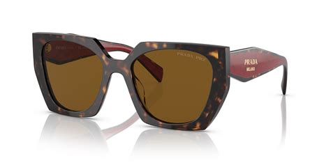 Prada PR 15WS 54 Dark Brown Polar & Tortoise Polarized .